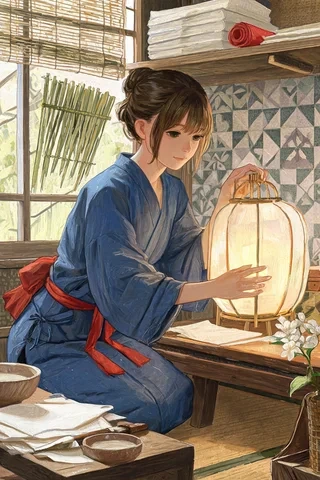 Akari 名字源頭意象圖