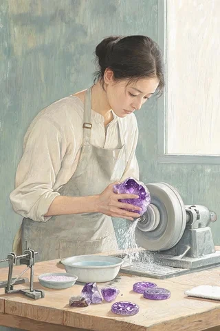 Amethyst 名字源頭意象圖