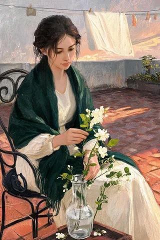 Jazmin 名字源頭意象圖