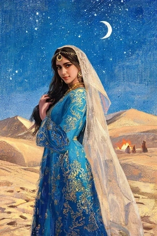 Laila 名字源頭意象圖