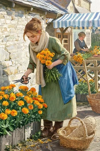Marigold 名字源頭意象圖