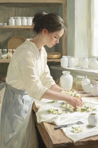 Yasmine 名字源頭意象圖